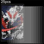 For Lenovo Legion Y700 2025 25pcs 9H 0.3mm Explosion-proof Tempered Glass Film