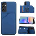 For Samsung Galaxy A05s Skin Feel PU + TPU + PC Card Slots Phone Case(Royal Blue)