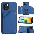 For Xiaomi Redmi A1 / A2 4G Skin Feel PU + TPU + PC Card Slots Phone Case(Royal Blue)