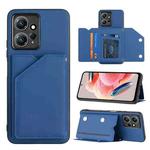 For Xiaomi Redmi Note 12 4G Skin Feel PU + TPU + PC Card Slots Phone Case(Royal Blue)