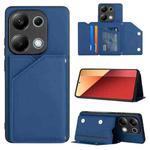 For Xiaomi Redmi Note 13 Pro 4G Global Skin Feel PU + TPU + PC Card Slots Phone Case(Royal Blue)