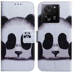 For Xiaomi 13T / 13T Pro / Redmi K60 Ultra Coloured Drawing Flip Leather Phone Case(Panda)