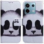 For Xiaomi Redmi Note 13 Pro 5G Coloured Drawing Flip Leather Phone Case(Panda)