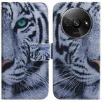 For Xiaomi Redmi A3 Coloured Drawing Flip Leather Phone Case(Tiger)