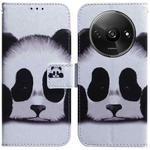 For Xiaomi Redmi A3 Coloured Drawing Flip Leather Phone Case(Panda)