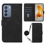 For Infinix Zero 5G 2023 / T781 Crossbody 3D Embossed Flip Leather Phone Case(Black)