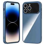 For iPhone 14 Pro Large Window Acrylic + TPU Phone Case(Sapphire)