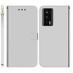 For Xiaomi Poco F5 Pro / Redmi K60 Imitated Mirror Surface Leather Phone Case(Silver)