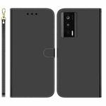 For Xiaomi Poco F5 Pro / Redmi K60 Imitated Mirror Surface Leather Phone Case(Black)