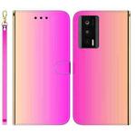 For Xiaomi Poco F5 Pro / Redmi K60 Imitated Mirror Surface Leather Phone Case(Gradient Color)