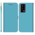For Xiaomi Poco F5 Pro / Redmi K60 Imitated Mirror Surface Leather Phone Case(Blue)