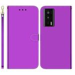 For Xiaomi Poco F5 Pro / Redmi K60 Imitated Mirror Surface Leather Phone Case(Purple)