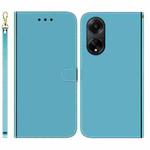 For OPPO A98 5G / F23 5G India Imitated Mirror Surface Leather Phone Case(Blue)