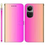 For OPPO Reno10 5G Global/Reno10 Pro Global Imitated Mirror Surface Leather Phone Case(Gradient Color)