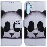 For Samsung Galaxy A25 5G Coloured Drawing Flip Leather Phone Case(Panda)