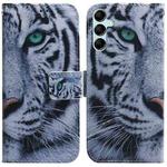 For Samsung Galaxy M34 5G/F34 5G Coloured Drawing Flip Leather Phone Case(Tiger)