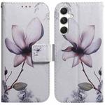 For Samsung Galaxy S24+ 5G Coloured Drawing Flip Leather Phone Case(Magnolia)