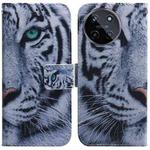 For Realme 11 4G Global Coloured Drawing Flip Leather Phone Case(Tiger)