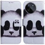 For Realme 11 4G Global Coloured Drawing Flip Leather Phone Case(Panda)