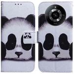 For Realme 11 5G/Narzo 60 India Version Coloured Drawing Flip Leather Phone Case(Panda)