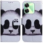 For Realme C61 / C63 / Note 60 Coloured Drawing Flip Leather Phone Case(Panda)