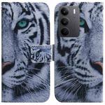 For Realme C75 Coloured Drawing Flip Leather Phone Case(Tiger)