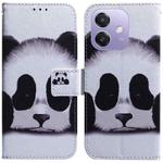 For OPPO A5x 5G / A3 4G / 5G / A3x 4G / 5G Coloured Drawing Flip Leather Phone Case(Panda)