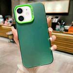 For iPhone 12 IMD Colorful Gradient Acrylic Phone Case(Green)