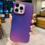 For iPhone 14 Pro IMD Colorful Gradient PC + Acrylic Phone Case(Purple)