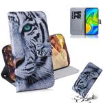 For Xiaomi Redmi Note 9 / 10X 4G Colored Drawing Horizontal Flip Leather Case with Holder & Card Slot & Wallet(Tiger)