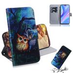 For Huawei P Smart S / Enjoy 10S / Y8P Colored Drawing Horizontal Flip Leather Case with Holder & Card Slot & Wallet(Oil Painting Owl)