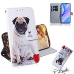 For Huawei P Smart S / Enjoy 10S / Y8P Colored Drawing Horizontal Flip Leather Case with Holder & Card Slot & Wallet(Pug)