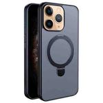 For iPhone 11 Pro Multifunctional MagSafe Holder Phone Case(Black)