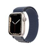 For Apple Watch Series 7 45mm DUX DUCIS GS Series Nylon Loop Watch Band(Blue)