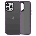 For iPhone 15 Pro Max Brilliant Series Micro-frosted Anti-fingerprint PC Phone Case(Purple)