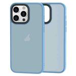 For iPhone 15 Pro Brilliant Series Micro-frosted Anti-fingerprint PC Phone Case(Blue)