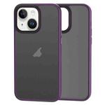 For iPhone 15 Brilliant Series Micro-frosted Anti-fingerprint PC Phone Case(Purple)