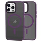 For iPhone 15 Pro Brilliant Series MagSafe Micro-frosted Anti-fingerprint PC Phone Case(Purple)