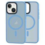 For iPhone 15 Brilliant Series MagSafe Micro-frosted Anti-fingerprint PC Phone Case(Blue)