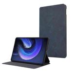 For Xiaomi Pad 6 TPU Flip Tablet Protective Leather Case(Dark Blue)