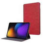 For Xiaomi Pad 7 / 7 Pro TPU Flip Tablet Protective Leather Case(Red)