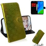 For Huawei P smart 2020 Solid Color Colorful Magnetic Buckle Horizontal Flip PU Leather Case with Holder & Card Slots & Wallet & Lanyard(Gold)