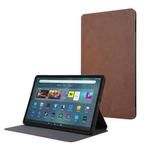 For Amazon Fire Max 11 TPU Flip Tablet Protective Leather Case(Brown)
