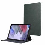 For Samsung Galaxy Tab A9+ TPU Flip Tablet Protective Leather Case(Green)