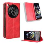 For OPPO Find N3 / OnePlus Open Magnetic Buckle Retro Texture Leather Phone Case(Red)