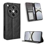 For OPPO Find X8 Pro Magnetic Buckle Retro Texture Leather Phone Case(Black)