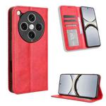 For OPPO Find X8 Pro Magnetic Buckle Retro Texture Leather Phone Case(Red)