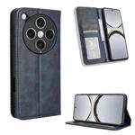 For OPPO Find X8 Pro Magnetic Buckle Retro Texture Leather Phone Case(Blue)