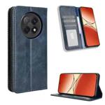 For OPPO F29 Pro 5G Magnetic Buckle Retro Texture Leather Phone Case(Blue)