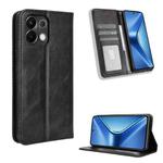 For OPPO K13 5G Magnetic Buckle Retro Texture Leather Phone Case(Black)